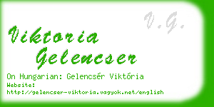 viktoria gelencser business card
