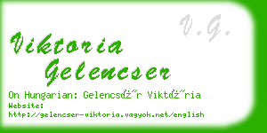 viktoria gelencser business card